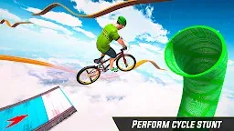 Screenshot 22: 사이클 스턴트 게임 : 메가 램프 자전거 경주 묘기