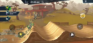 Screenshot 1: 瘋狂技能越野摩托車3