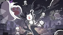 Screenshot 1: Mago Gato: Shooter Idle RPG
