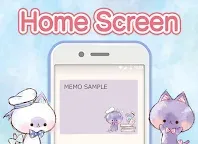 Screenshot 1: Notepad Cute Characters