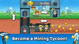 Screenshot 1: Idle Miner Tycoon: Mine & Money Clicker Management
