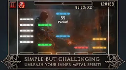 Screenshot 1: Rhythmetallic: Rock Guitar Tap