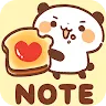 Icon: 팬더 메모장Sticky Note Panda Bread