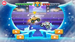 Screenshot 1: 빅풋 아레나: 키즈 레이싱 & 학습 퍼즐 게임