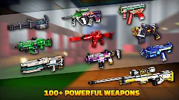 Screenshot 5: Cops N Robbers - 3D Pixel Craft Gun Shooting Games