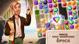Screenshot 4: Jewel Quest Match 3 Adventure