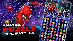 Screenshot 1: Marvel Puzzle Quest