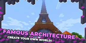 Screenshot 3: Minecraft 的建築工具