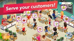 Screenshot 4: My Cafe — Restaurant game
