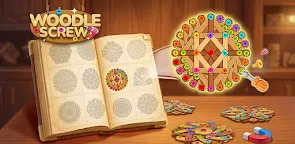 Screenshot 25: Woodle Screw Jam： 螺帽與螺栓