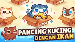 Screenshot 1: Kucing Kardus | Cat Box Merge