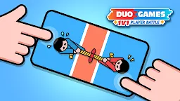 Screenshot 1: 2 人遊戲：1v1 挑戰 - 抗應激