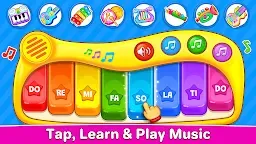 Screenshot 1: Kids Music: Piano, Xylo, Drums