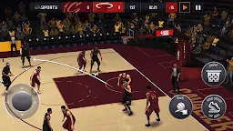 Screenshot 1: NBA LIVE Mobile 농구