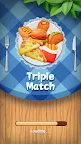 Screenshot 1: Food Tile 3D: Triple Match