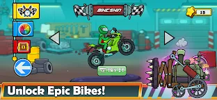 Screenshot 5: Blast Bike - 2D Race