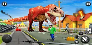 Screenshot 8: Angry Dino City Rampage Games
