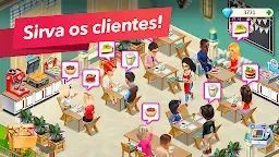 Screenshot 3: Minha Cafeteria - Jogo de Restaurante