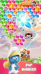 Screenshot 1: Smurfs Bubble Shooter Story