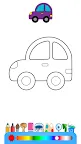 Screenshot 2: Car coloring games for boys