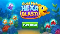 Screenshot 5: Gold Fish Hexa Blast!