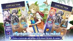 Screenshot 3: Merge Girls: Idle RPG 