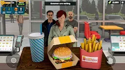 Screenshot 2: Chef Simulator: Fast Food Game