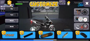 Screenshot 2: Wheelie King 7 - Motorbikes 3D