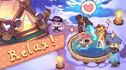 Screenshot 5: Campfire Cat Cafe - Cute Game