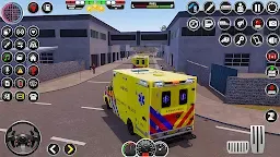 Screenshot 3: US Ambulance Driving Game 3D