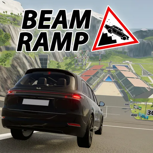 Beam Drive Ramp Jump Car Crash - Games