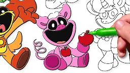 Screenshot 3: Poppy Smiling Critter Coloring