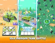 Screenshot 1: Idle Merger: Tank Battle