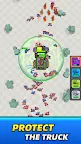 Screenshot 1: Squad Escort - Roguelike TD