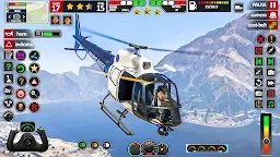 Screenshot 3: Police Helicopter Flight Game
