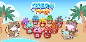 Screenshot 1: Ocean Mania: Matching Puzzle