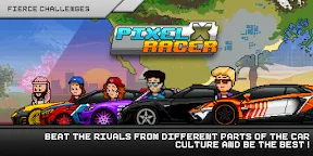 Screenshot 1: Pixel Racer