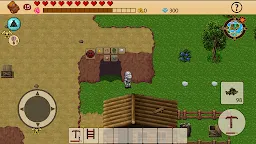 Screenshot 1: 生存RPG：開放像素世界