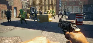 Screenshot 3: Zombie Harbor: Offline FPS