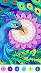 Screenshot 1: Mandala Color by Number Book
