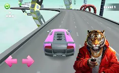 Screenshot 2: Colorful Road Car Game