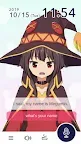 Screenshot 3: ISEKAI「코노스바」메구미랑 대화하자!