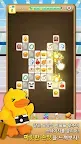 Screenshot 1: B.Duck 사천성 (중독성 있는 짝맞추기 상하이 캐쥬얼 퍼즐 게임, 비덕 사천성!)