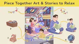 Screenshot 1: Art Story: Color Jigsaw Novels