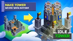 Screenshot 1: TapTower - 放置塔樓建造器