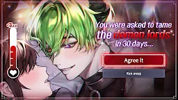 Screenshot 1: Kiss in Hell: Fantasy Otome