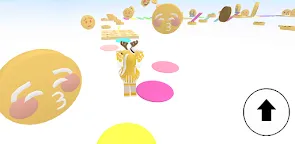 Screenshot 3: Parkour Emoji world cute girl