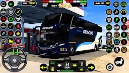 Screenshot 3: Uphill Bus Driving Game Sim 3d