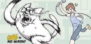 Screenshot 1: Cat No Wash!