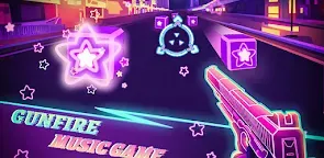 Screenshot 1: Cyber Shooter Edm Music Game